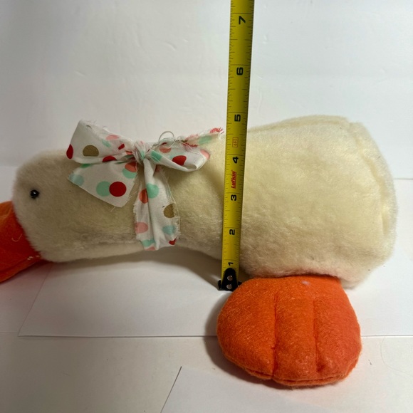 Handmade platypus decorative piece. Hand made with adorable bill and feet. - Picture 10 of 10